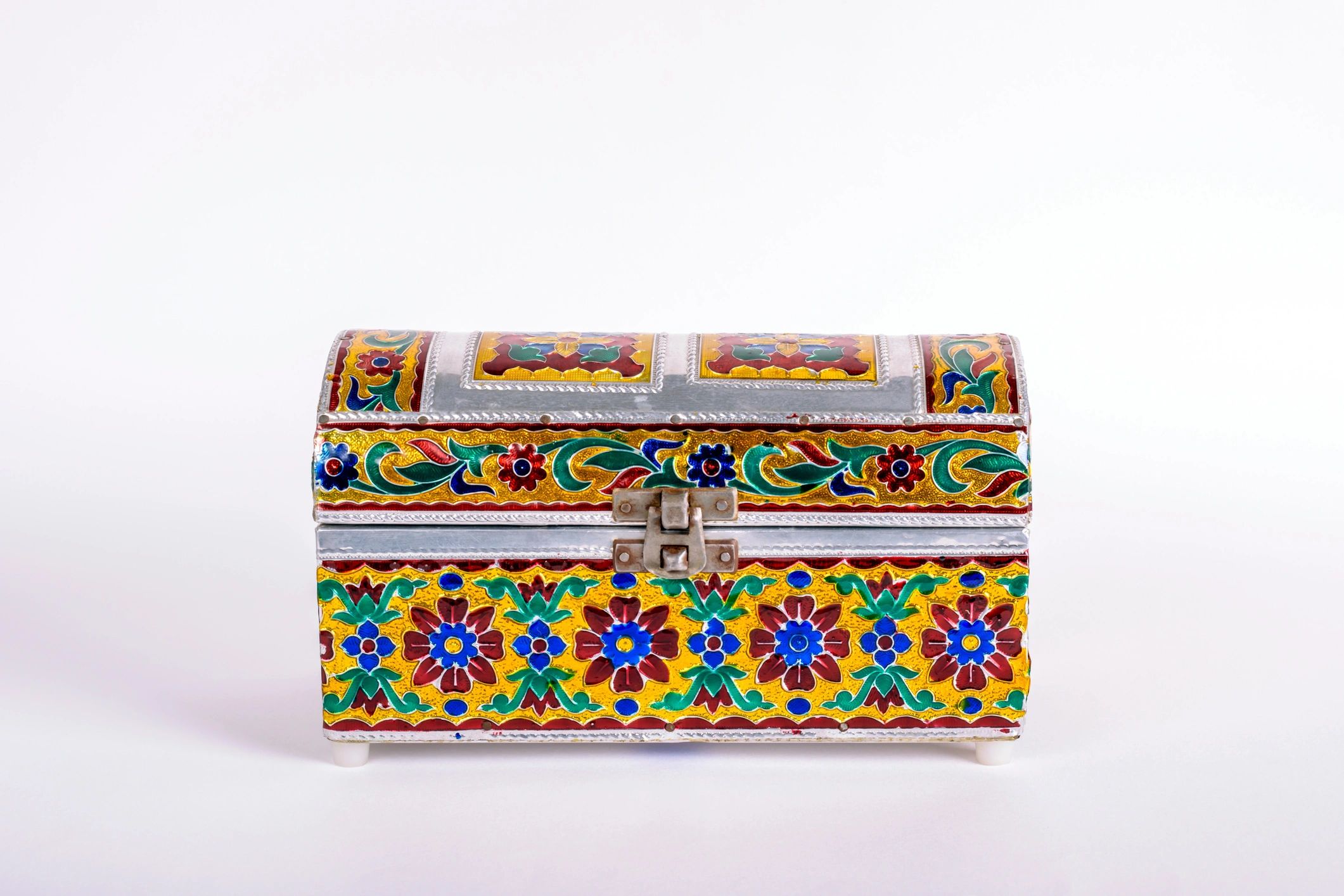Handcrafted decorative metalwork with detailed artisan finish